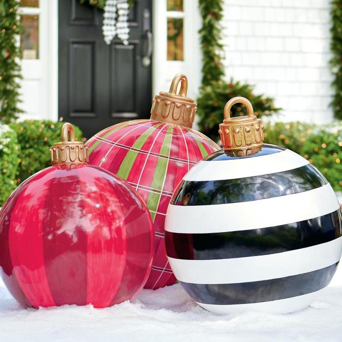 Large outdoor ornament decor