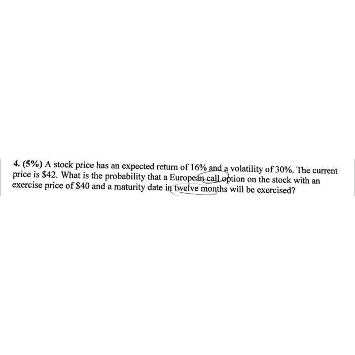 Stock price target time frame