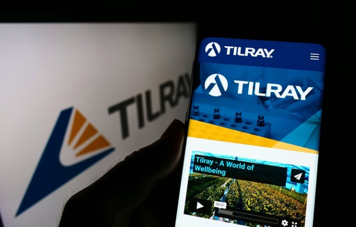 Tilray future stock price